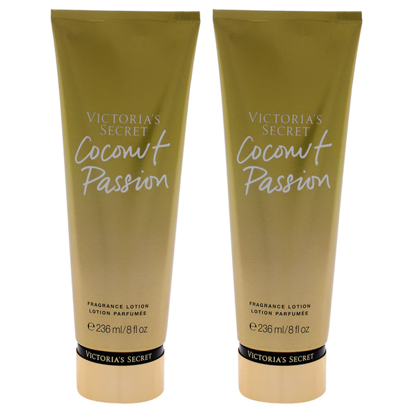 Victoria's Secret Coconut Passion Fragrance Lotion by Victorias Secret for Women - 8 oz Body Lotion - Pack of 2