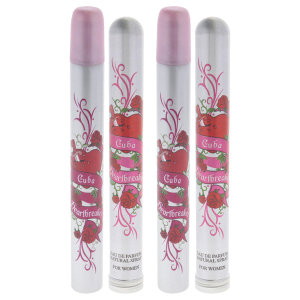 Cuba Cuba Heartbreaker by Cuba for Women - 1.17 oz EDP Spray - Pack of 2
