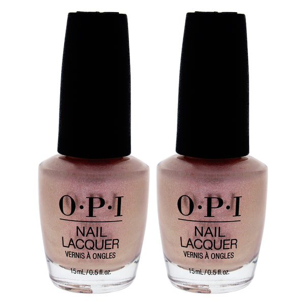 OPI Nail Lacquer - NL SH2 Throw Me A Kiss by OPI for Women - 0.5 oz Nail Polish - Pack of 2