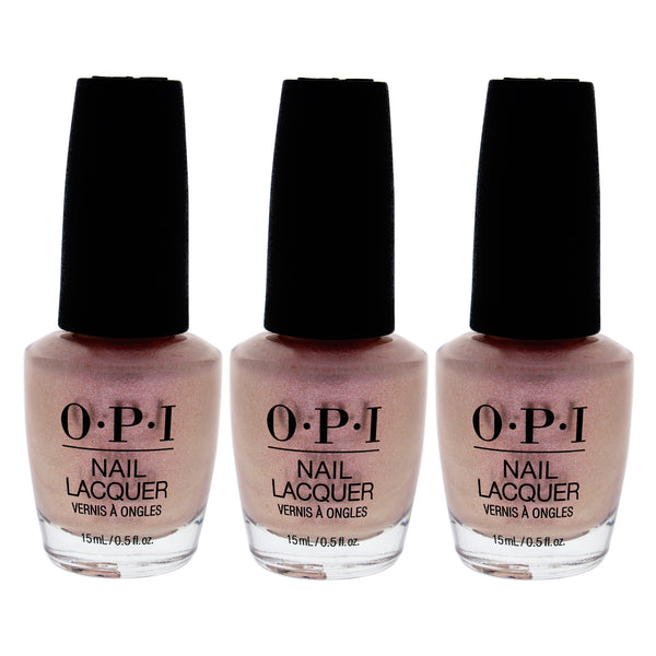 OPI Nail Lacquer - NL SH2 Throw Me A Kiss by OPI for Women - 0.5 oz Nail Polish - Pack of 3