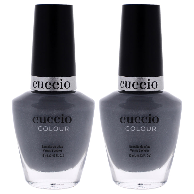 Cuccio Colour Colour Nail Polish - Soaked In Seattle by Cuccio Colour for Women - 0.43 oz Nail Polish - Pack of 2