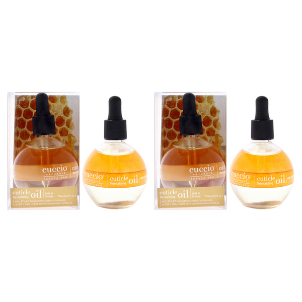 Cuccio Naturale Cuticle Oil by Cuccio Naturale for Women - 2 x 2.5 oz Cuticle Oil - Pack of 2