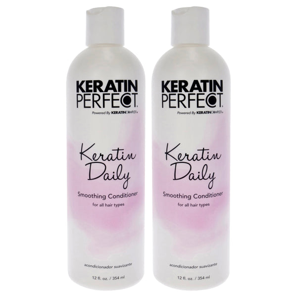 Keratin Perfect Keratin Daily Conditioner by Keratin Perfect for Unisex - 12 oz Conditioner - Pack of 2