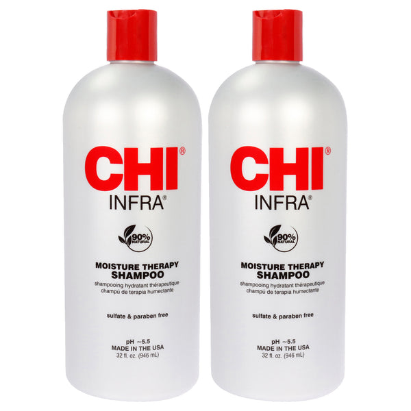 CHI Moisture Therapy Infra Shampoo by CHI for Unisex - 32 oz Shampoo - Pack of 2