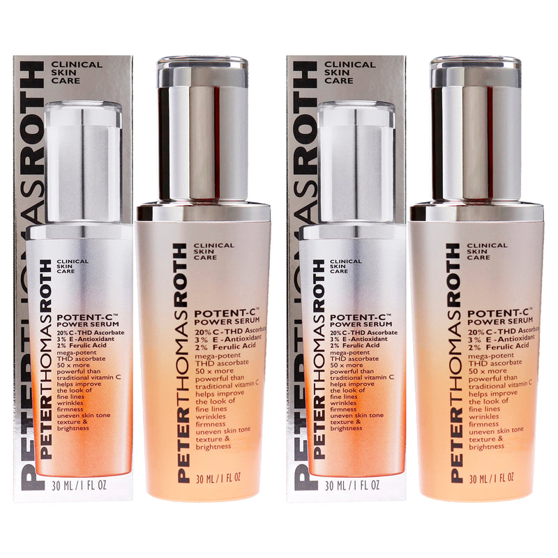 Peter Thomas Roth Potent-C Power Serum by Peter Thomas Roth for Unisex - 1 oz Serum - Pack of 2