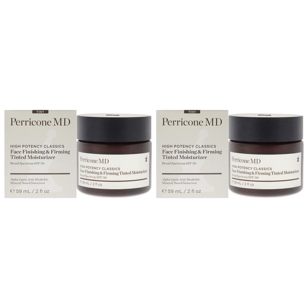 Perricone MD High Potency Classics Face Finishing and Firming Tinted Moisturizer SPF 30 by Perricone MD for Unisex - 2 oz Moisturizer - Pack of 2
