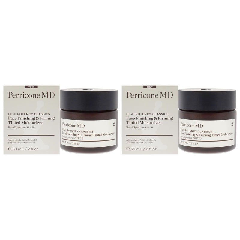Perricone MD High Potency Classics Face Finishing and Firming Tinted Moisturizer SPF 30 by Perricone MD for Unisex - 2 oz Moisturizer - Pack of 2