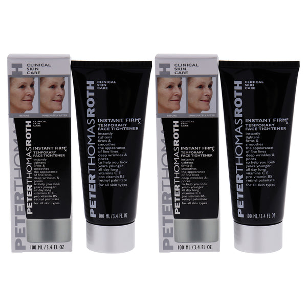 Peter Thomas Roth Instant Firmx Temporary Face Tightener by Peter Thomas Roth for Unisex - 3.4 oz Cream - Pack of 2