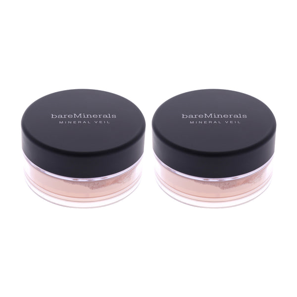 BareMinerals Mineral Veil Finishing Powder by bareMinerals for Women - 0.3 oz Powder - Pack of 2