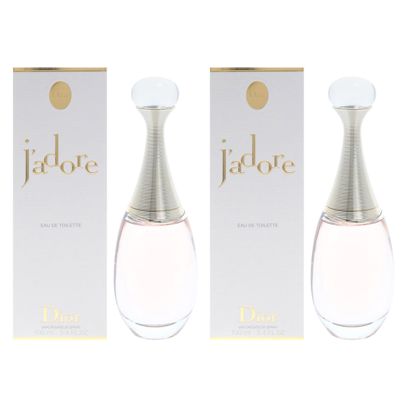 Christian Dior Jadore by Christian Dior for Women - 3.4 oz EDT Spray - Pack of 2
