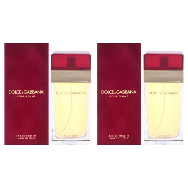 Dolce & Gabbana Dolce and Gabbana by Dolce and Gabbana for Women - 3.4 oz EDT Spray - Pack of 2