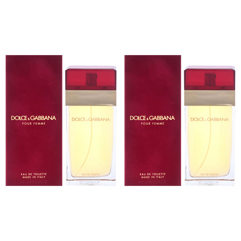 Dolce & Gabbana Dolce and Gabbana by Dolce and Gabbana for Women - 3.4 oz EDT Spray - Pack of 2