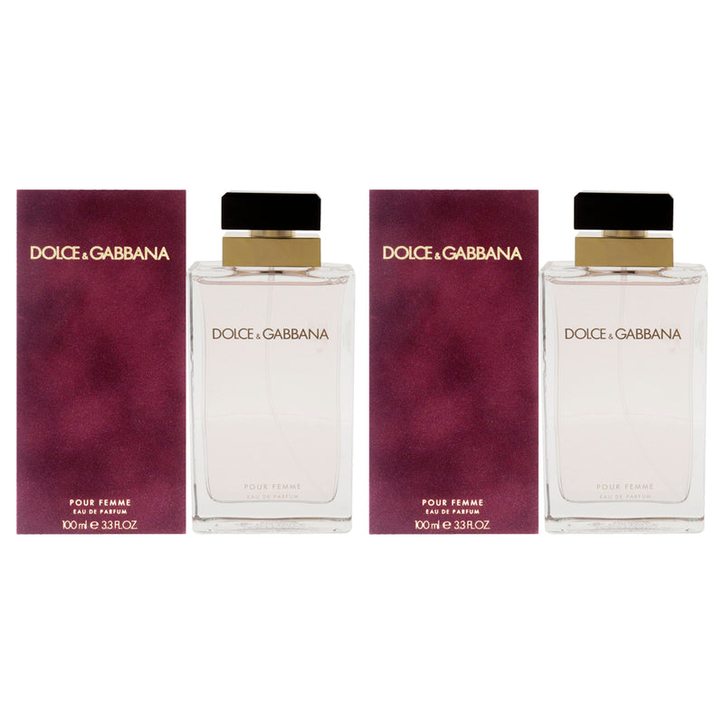 Dolce & Gabbana Dolce and Gabbana Pour Femme by Dolce and Gabbana for Women - 3.3 oz EDP Spray - Pack of 2