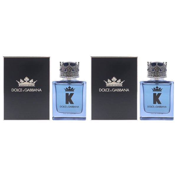 Dolce & Gabbana K by Dolce and Gabbana for Men - 1.6 oz EDP Spray - Pack of 2