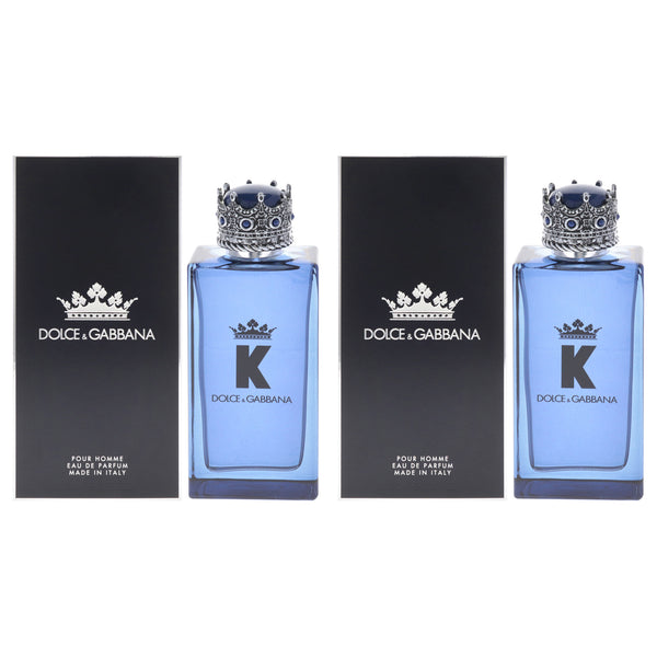 Dolce & Gabbana K by Dolce and Gabbana for Men - 3.3 oz EDP Spray - Pack of 2