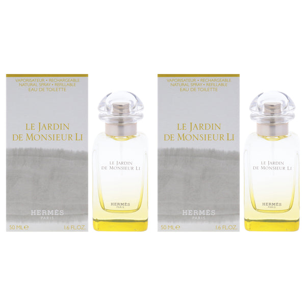 Hermes Le Jardin de Monsieur Li by Hermes for Women - 1.6 oz EDT Spray - Pack of 2