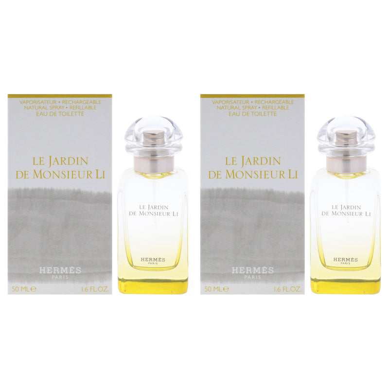 Hermes Le Jardin de Monsieur Li by Hermes for Women - 1.6 oz EDT Spray - Pack of 2