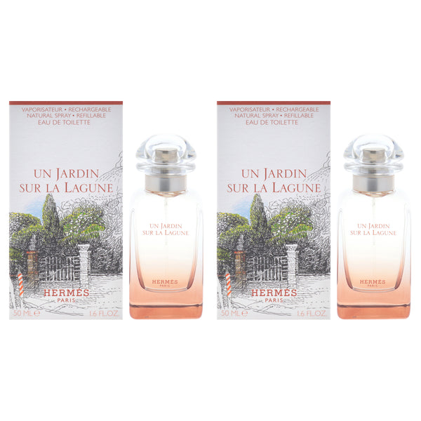 Hermes Un Jardin Sur La Lagune by Hermes for Unisex - 1.6 oz EDT Spray - Pack of 2
