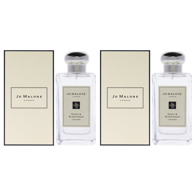 Jo Malone Peony and Blush Suede by Jo Malone for Women - 3.4 oz Cologne Spray - Pack of 2