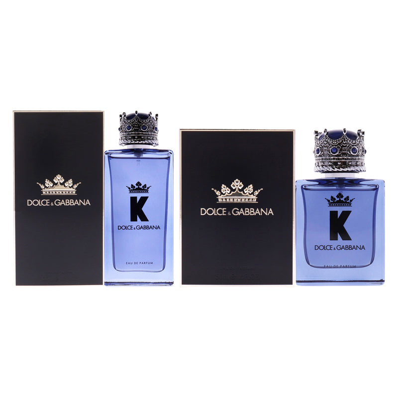 Dolce & Gabbana K Kit by Dolce and Gabbana for Men - 2 Pc Kit 3.3oz EDP Spray, 1.6oz EDP Spray