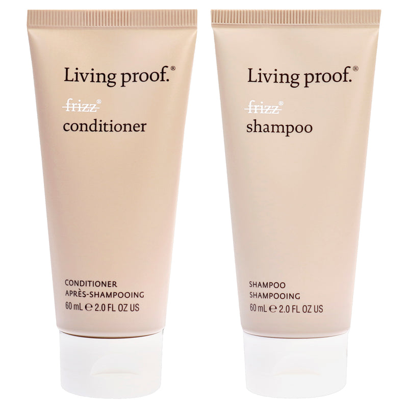 Living Proof No Frizz Shampoo and Conditioner Kit by Living Proof for Unisex - 2 Pc Kit 2oz Shampoo, 2oz Conditioner