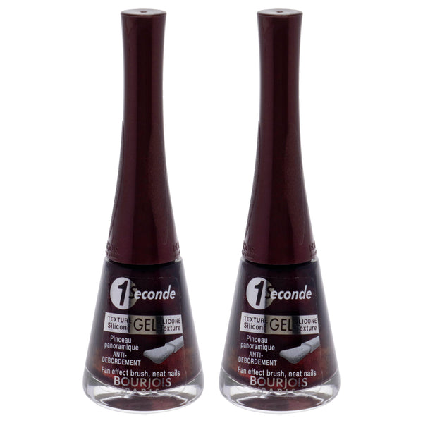 1 Seconde - 34 Violine Hypnotique by Bourjois for Women - 0.3 oz Nail Polish - Pack of 2