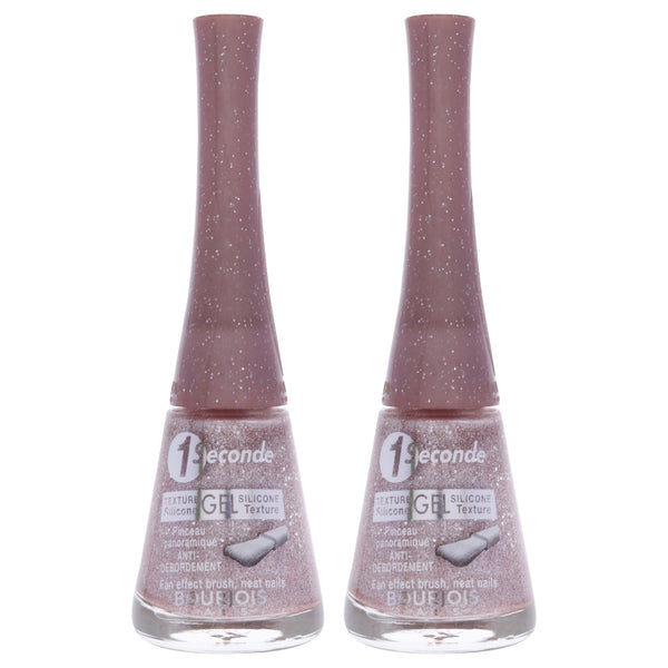 1 Seconde - 43 Halo De Rose by Bourjois for Women - 0.3 oz Nail Polish - Pack of 2