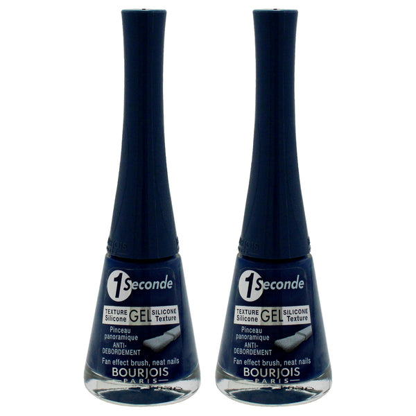 1 Seconde - 53 Blue de Nime by Bourjois for Women - 0.3 oz Nail Polish - Pack of 2