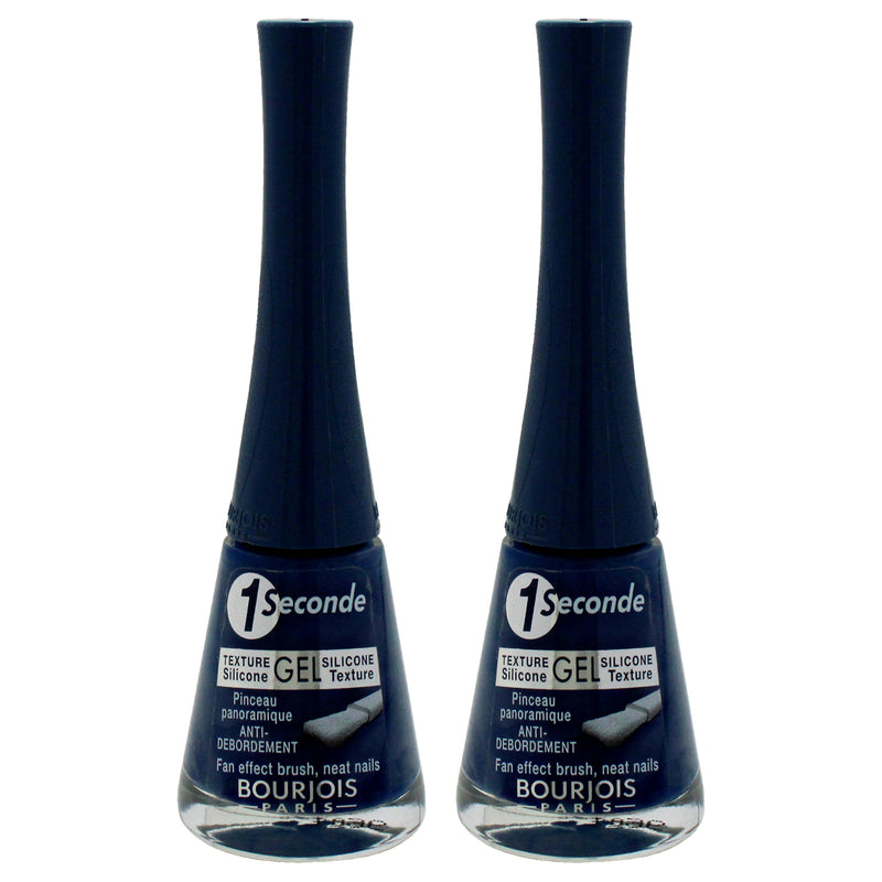 1 Seconde - 53 Blue de Nime by Bourjois for Women - 0.3 oz Nail Polish - Pack of 2