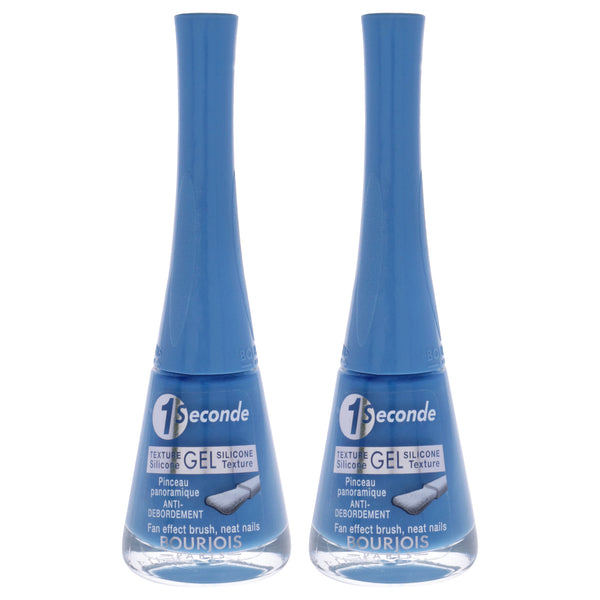 1 Seconde - 54 Blue-Tiful by Bourjois for Women - 0.3 oz Nail Polish - Pack of 2