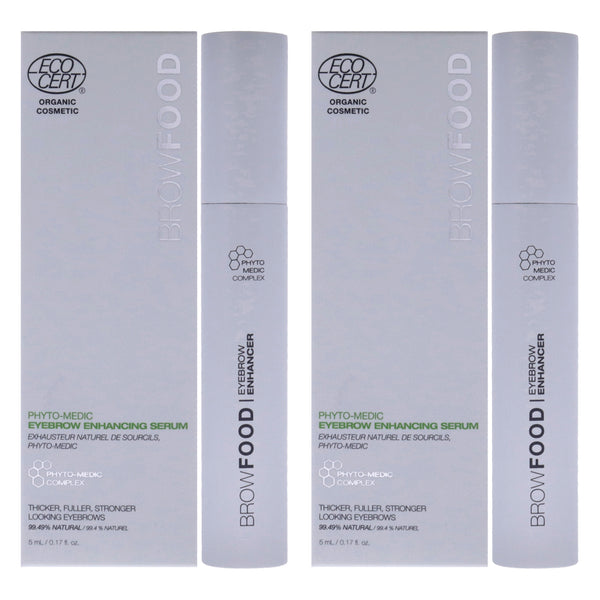 LashFood BrowFood Phyto-Medic Eyebrow Enhancer by LashFood for Women - 0.17 oz Eyebrow - Pack of 2