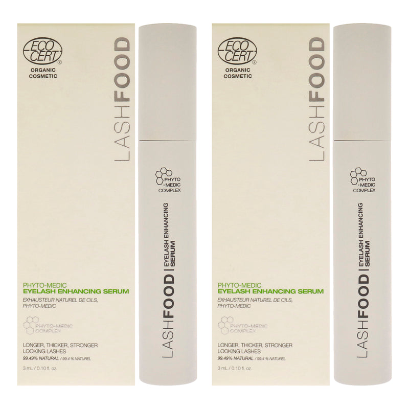 LashFood Phyto-Medic Eyelash Enhancer by LashFood for Women - 0.1 oz Eyelash - Pack of 2