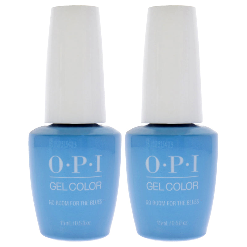 OPI GelColor - B83 No Room For The Blues by OPI for Women - 0.5 oz Nail Polish - Pack of 2