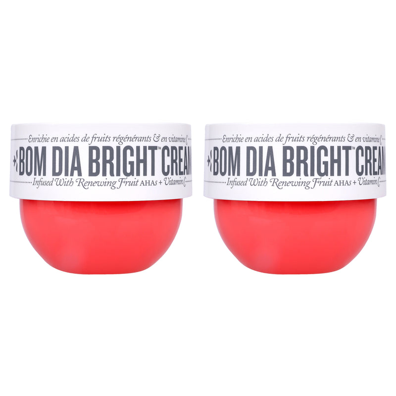 Sol de Janeiro Bom Dia Bright Cream by Sol de Janeiro for Unisex - 2.5 oz Body Cream - Pack of 2