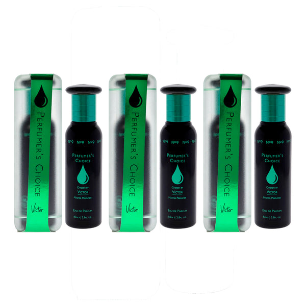 Perfumers Choice Victor by Milton Lloyd for Men - 2.8 oz EDP Spray - Pack of 3