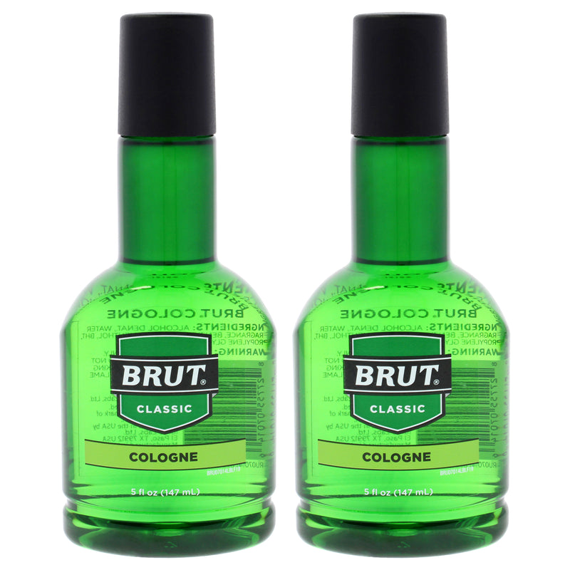 Original Fragrance Cologne by Brut for Men - 5 oz Cologne Pack of 2