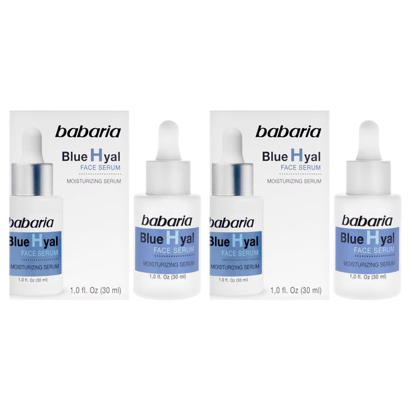 Babaria Blue Hyal Face Serum by Babaria for Unisex - 1 oz Serum - Pack of 2