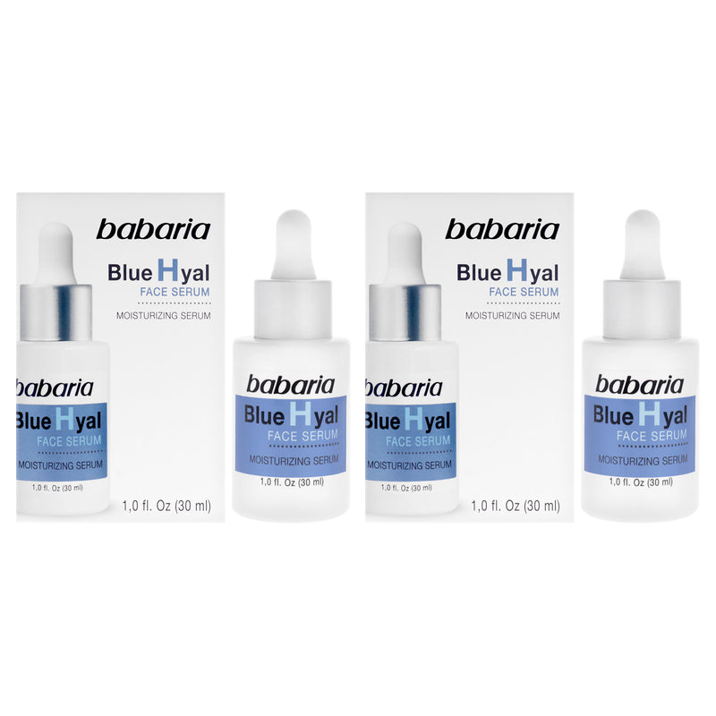 Babaria Blue Hyal Face Serum by Babaria for Unisex - 1 oz Serum - Pack of 2