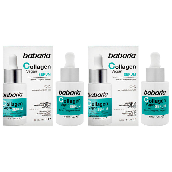 Babaria Collagen Vegan Serum by Babaria for Unisex - 1 oz Serum - Pack of 2