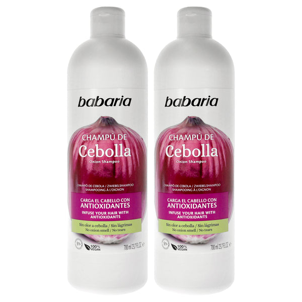 Babaria Onion Shampoo by Babaria for Unisex - 23.7 oz Shampoo - Pack of 2