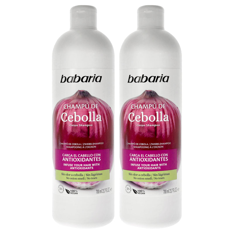 Babaria Onion Shampoo by Babaria for Unisex - 23.7 oz Shampoo - Pack of 2