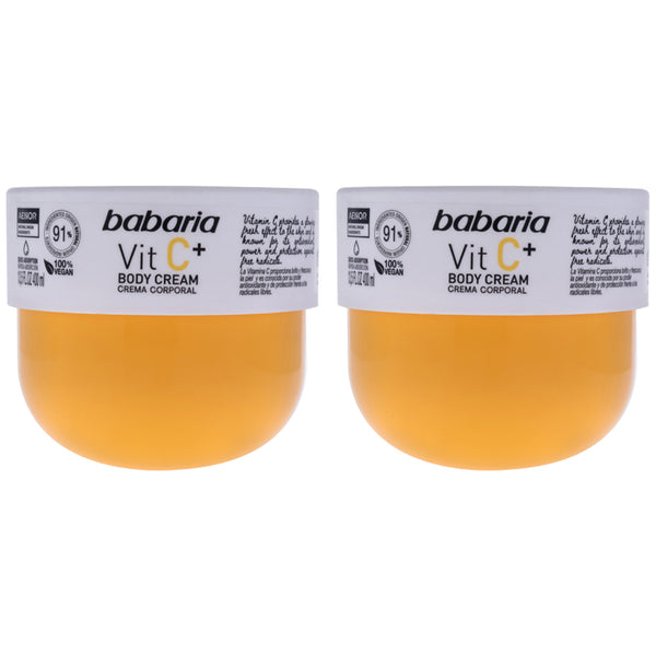 Babaria Vitamin C Plus Body Cream by Babaria for Unisex - 13.5 oz Body Cream - Pack of 2