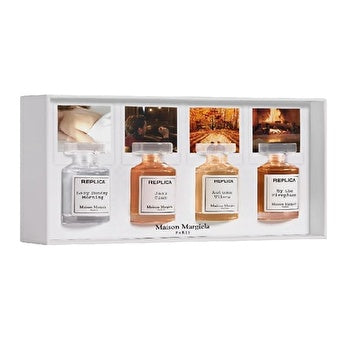 Maison Margiela Replica Unisex Mini Set Eau De Toilette (lazy Sunday Morning & Jazz Club & Autumn Vibes & By The Fireplace) 4x 7ml