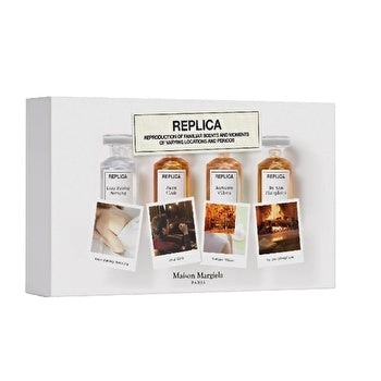 Maison Margiela Replica Unisex Mini Set Eau De Toilette (lazy Sunday Morning & Jazz Club & Autumn Vibes & By The Fireplace) 4x 7ml