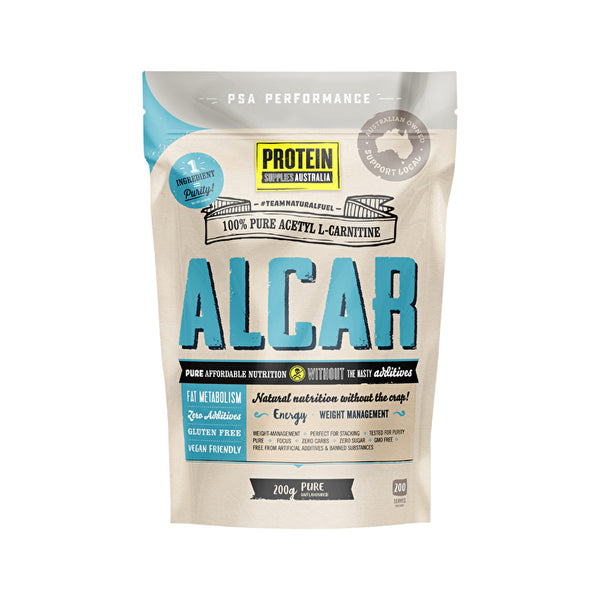 Protein Supplies Australia Alcar Acetyl L-Carnitine Pure 200g