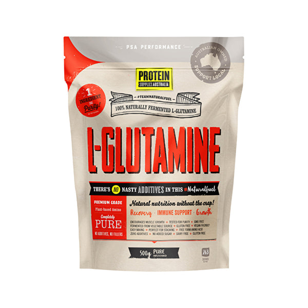 Protein Supplies Australia L-Glutamine Plant Based Pure 500g