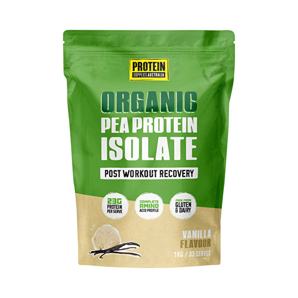 Protein Supplies Australia Pea Protein Isolate Vanilla 1kg